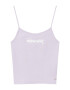 Pull&Bear Top mov pastel / alb - Pled.ro