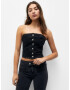 Pull&Bear Top negru - Pled.ro