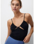 Pull&Bear Top negru - Pled.ro