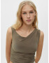 Pull&Bear Top oliv - Pled.ro