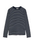 Pull&Bear Tricou bleumarin / alb - Pled.ro