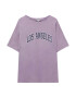 Pull&Bear Tricou bleumarin / mauve / alb - Pled.ro