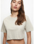 Pull&Bear Tricou gri / alb - Pled.ro