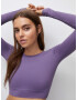 Pull&Bear Tricou mauve - Pled.ro