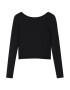 Pull&Bear Tricou negru - Pled.ro