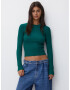 Pull&Bear Tricou verde smarald - Pled.ro