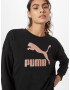 PUMA Bluză de molton auriu - roz / negru - Pled.ro