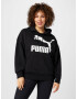 PUMA Bluză de molton negru / alb - Pled.ro