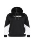 PUMA Hanorac sport 'Fit Tech Knit PO Hoodie PLUS' negru / alb - Pled.ro