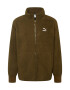 PUMA Jachetă fleece oliv / alb - Pled.ro