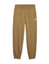 PUMA Pantaloni maro / alb - Pled.ro