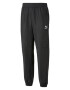 PUMA Pantaloni negru / alb - Pled.ro