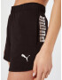 PUMA Pantaloni sport negru / alb - Pled.ro