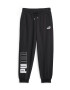 PUMA Pantaloni sport negru / alb - Pled.ro