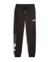 PUMA Pantaloni sport negru / alb - Pled.ro