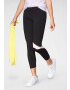 PUMA Pantaloni sport negru / alb - Pled.ro