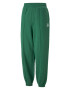 PUMA Pantaloni verde iarbă / alb - Pled.ro