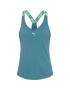 PUMA Sport top 'Strong' cyan / verde deschis / alb - Pled.ro