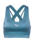 PUMA Sutien sport albastru fumuriu / alb - Pled.ro