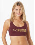 PUMA Sutien sport auriu / roșu vin - Pled.ro