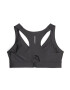 PUMA Sutien sport gri metalic / alb - Pled.ro