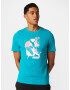 PUMA Tricou 'Fandom' cyan / mov deschis / rosé / alb - Pled.ro