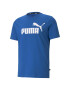 PUMA Tricou albastru regal / alb - Pled.ro