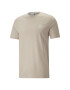 PUMA Tricou bej / alb - Pled.ro