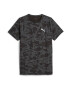 PUMA Tricou funcțional 'EVOSTRIPE' gri deschis / negru - Pled.ro