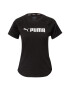 PUMA Tricou funcțional negru / alb - Pled.ro