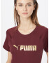 PUMA Tricou funcțional galben auriu / mov zmeură - Pled.ro