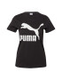 PUMA Tricou 'Classic' negru / alb - Pled.ro