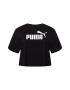 PUMA Tricou funcțional 'Plus' negru / alb - Pled.ro