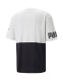 PUMA Tricou 'POWER' negru / alb murdar - Pled.ro