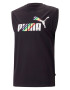 PUMA Tricou funcțional verde iarbă / mov închis / negru / alb - Pled.ro