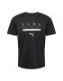 PUMA Tricou funcțional verde limetă / negru / alb - Pled.ro