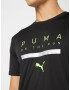 PUMA Tricou funcțional verde limetă / negru / alb - Pled.ro