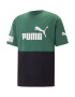 PUMA Tricou funcțional verde / negru / alb - Pled.ro