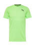 PUMA Tricou funcțional verde neon / negru - Pled.ro