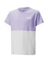 PUMA Tricou gri deschis / mov deschis / alb - Pled.ro