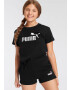 PUMA Tricou negru / alb - Pled.ro