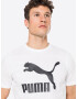 PUMA Tricou 'Classics' negru / alb - Pled.ro