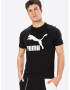 PUMA Tricou 'Classics' negru / alb - Pled.ro