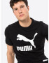 PUMA Tricou 'Classics' negru / alb - Pled.ro