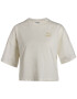 PUMA Tricou nisipiu / alb - Pled.ro