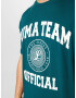 PUMA Tricou verde smarald / alb - Pled.ro