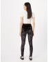 QS by s.Oliver Leggings gri taupe / negru - Pled.ro