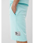 QS by s.Oliver Pantaloni albastru aqua / negru / alb murdar - Pled.ro