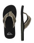 QUIKSILVER Flip-flops 'MONKEY ABYSS' maro / verde / negru - Pled.ro