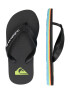 QUIKSILVER Flip-flops turcoaz / portocaliu / negru / alb - Pled.ro